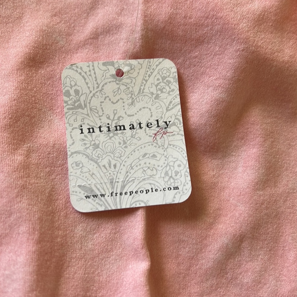 Free People Seamless Tank Bodysuit In Washed Pink - Picture 12 of 12